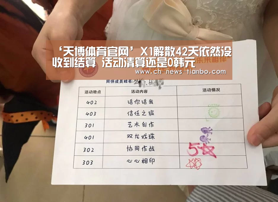 ‘天博体育官网’X1解散42天依然没收到结算 活动清算还是0韩元(图1) 天博体育下载